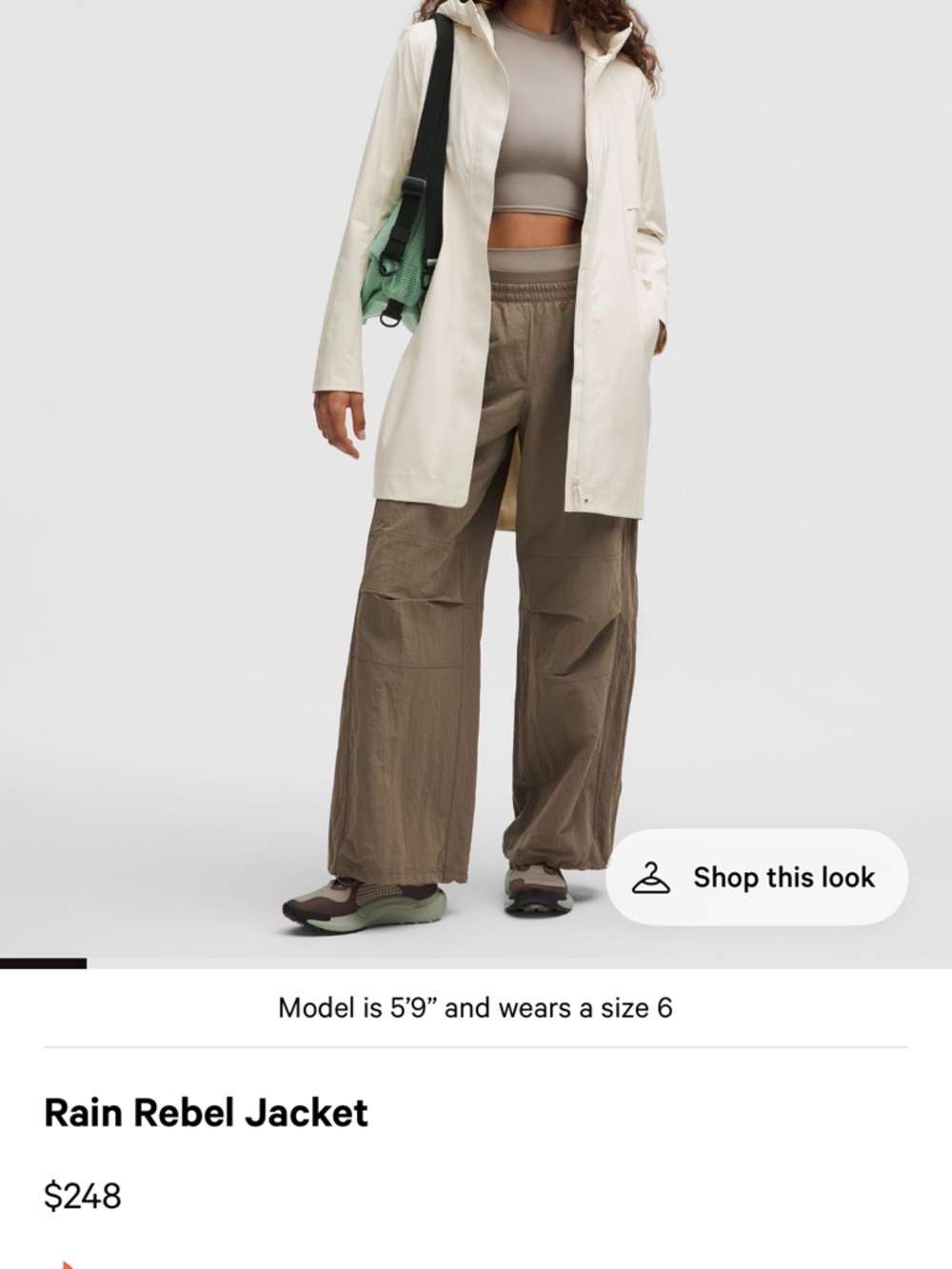 lululemon athletica Rain Rebel Hooded Trench Coat